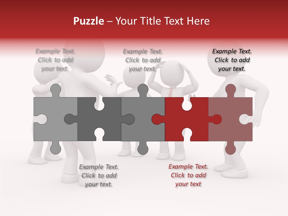 Standing Explaining Company PowerPoint Template