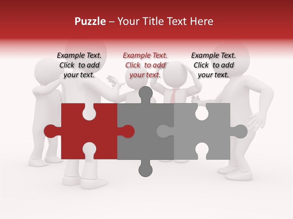 Standing Explaining Company PowerPoint Template