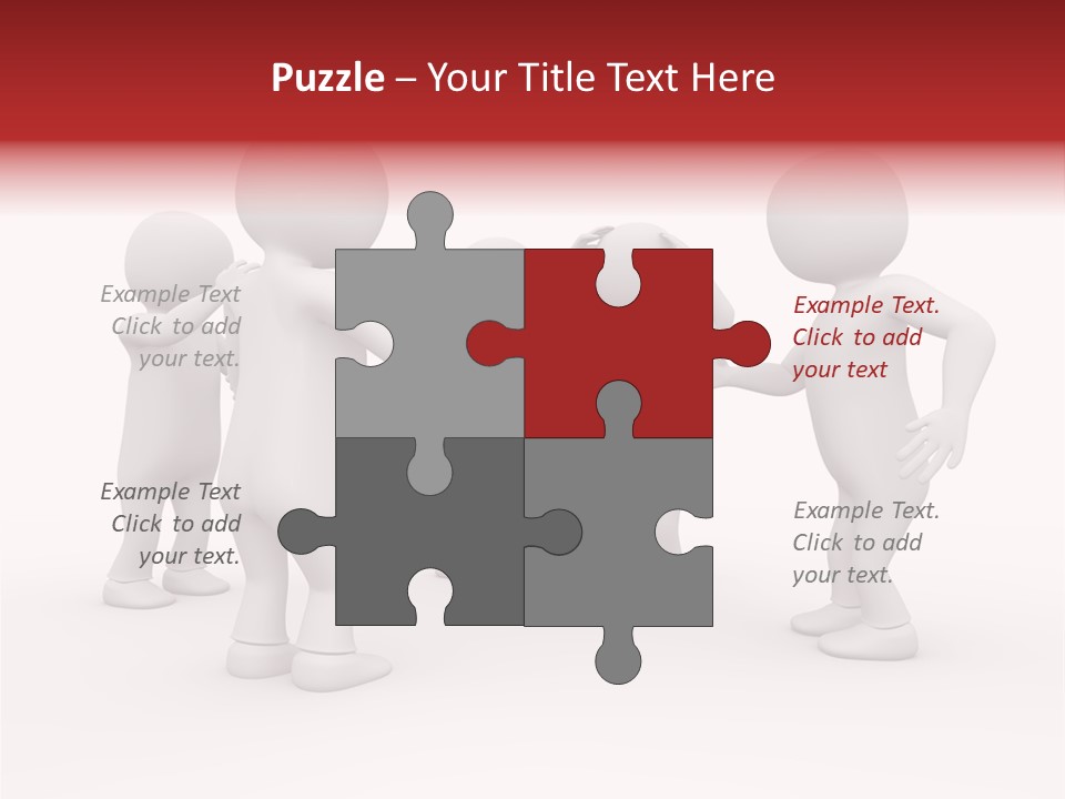 Standing Explaining Company PowerPoint Template