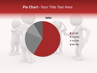 Standing Explaining Company PowerPoint Template