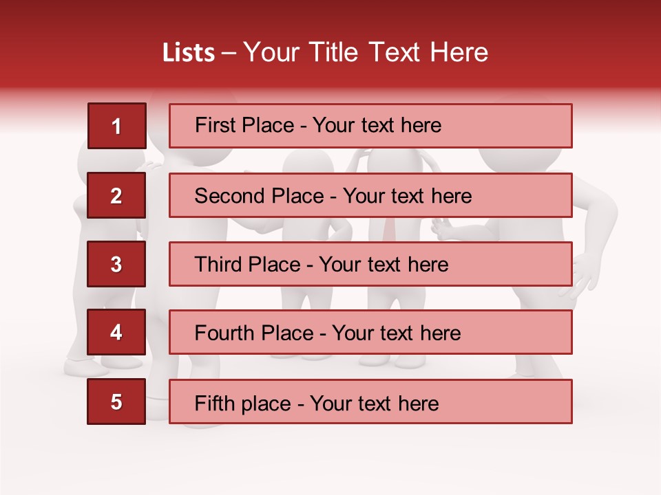 Standing Explaining Company PowerPoint Template