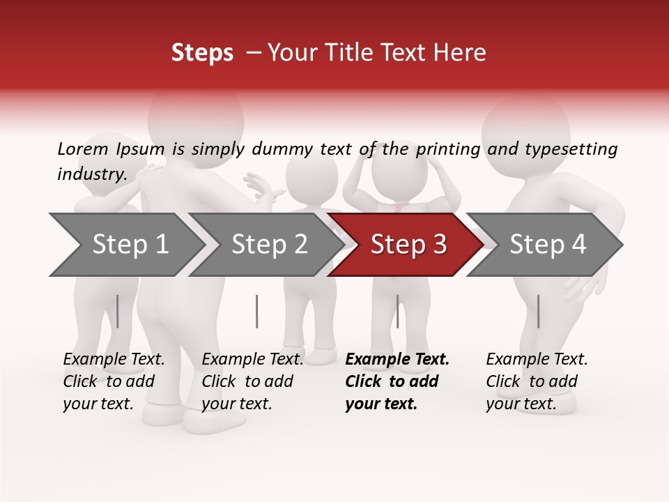 Standing Explaining Company PowerPoint Template