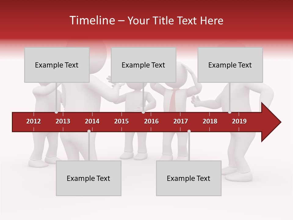 Standing Explaining Company PowerPoint Template
