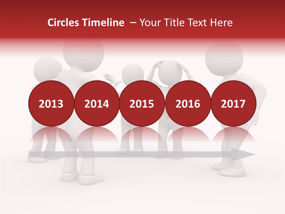 Standing Explaining Company PowerPoint Template