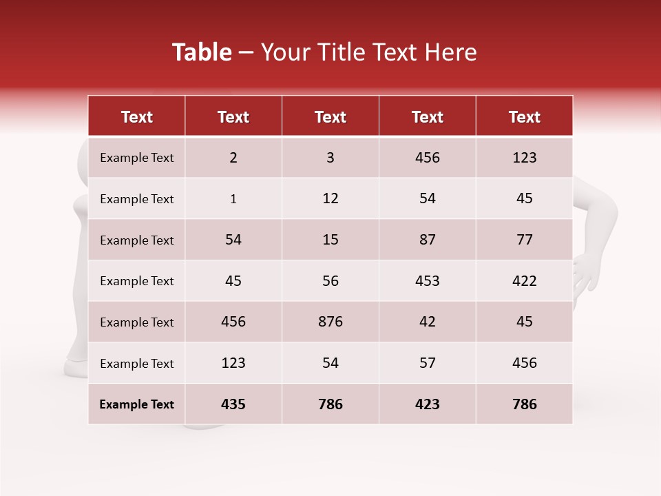 Standing Explaining Company PowerPoint Template