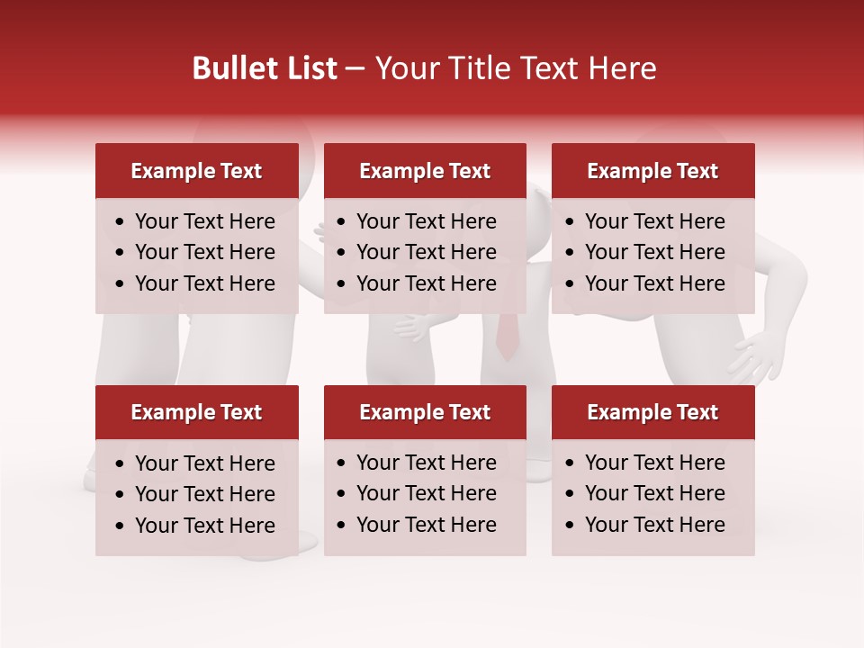 Standing Explaining Company PowerPoint Template