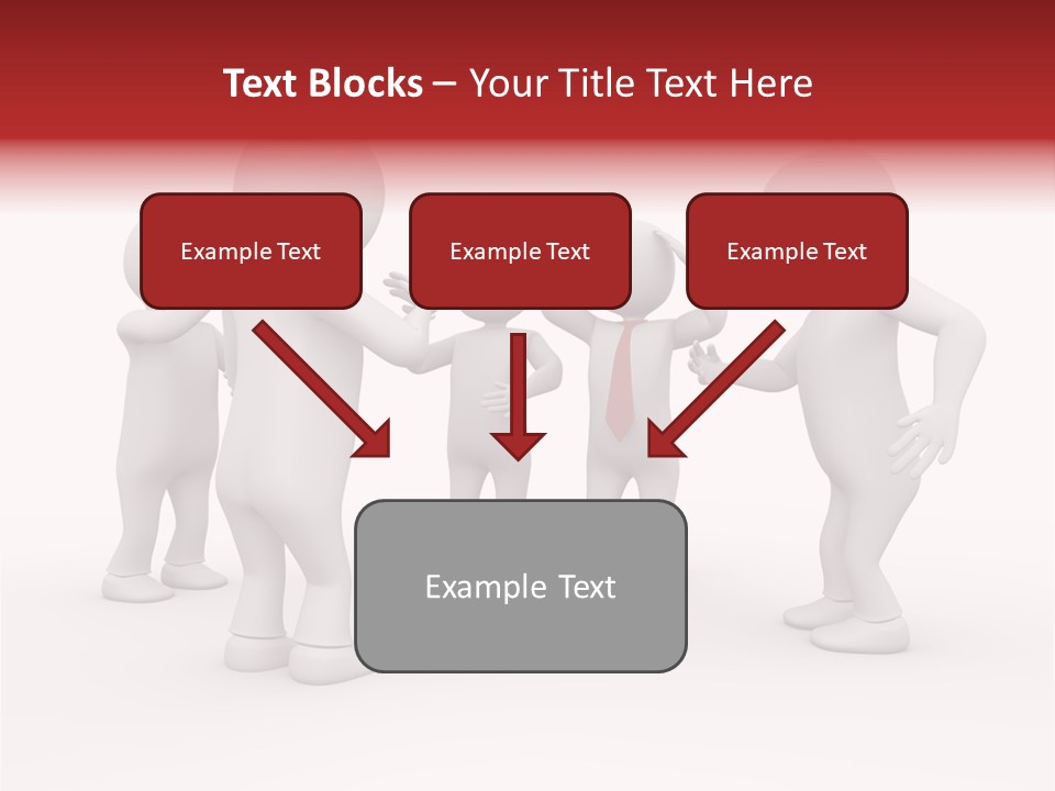 Standing Explaining Company PowerPoint Template