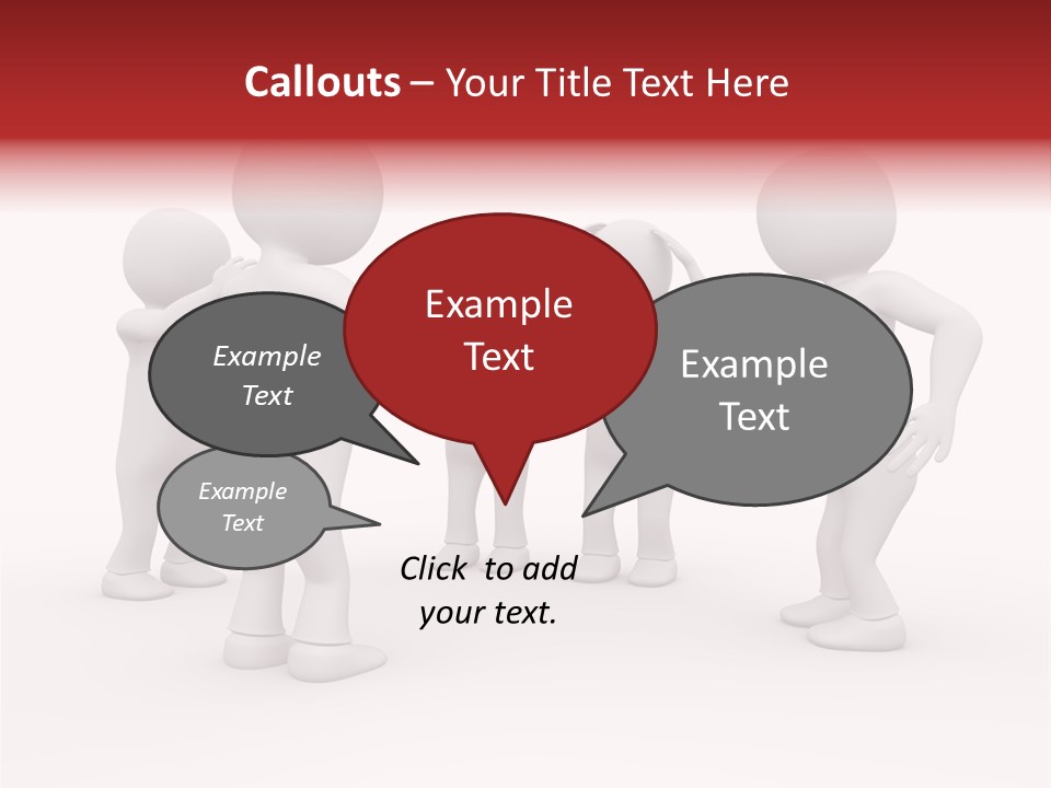 Standing Explaining Company PowerPoint Template