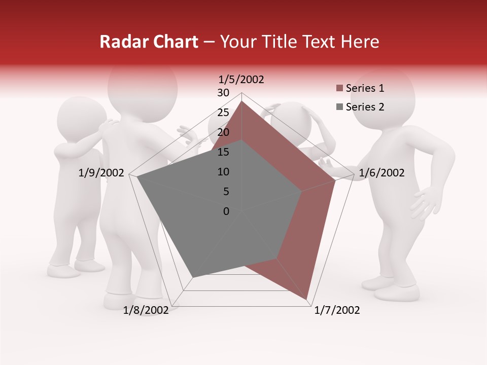 Standing Explaining Company PowerPoint Template