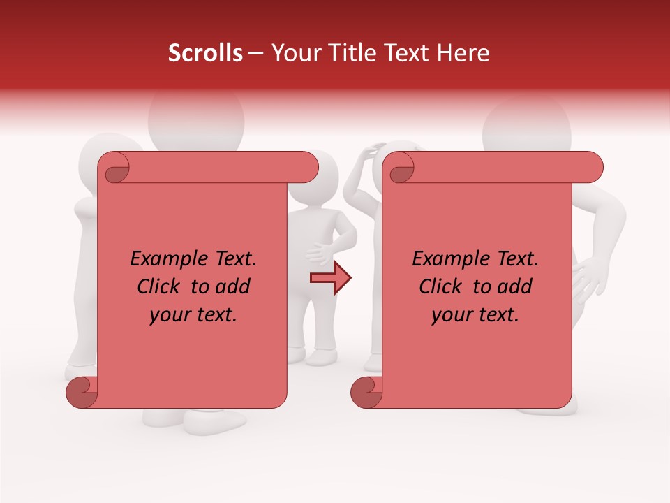 Standing Explaining Company PowerPoint Template