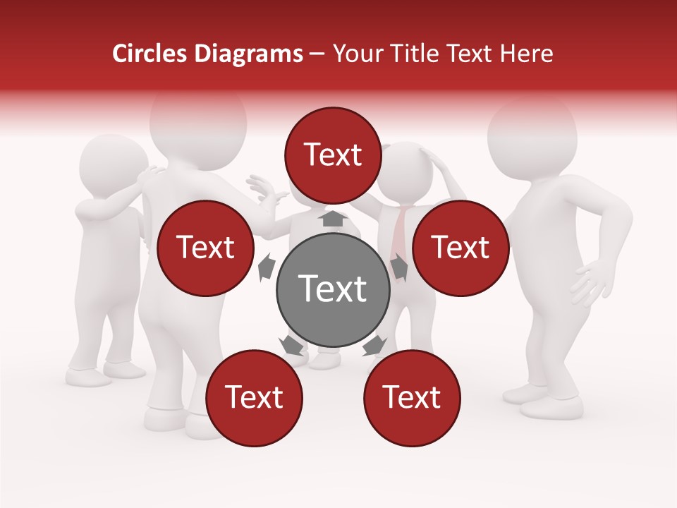 Standing Explaining Company PowerPoint Template
