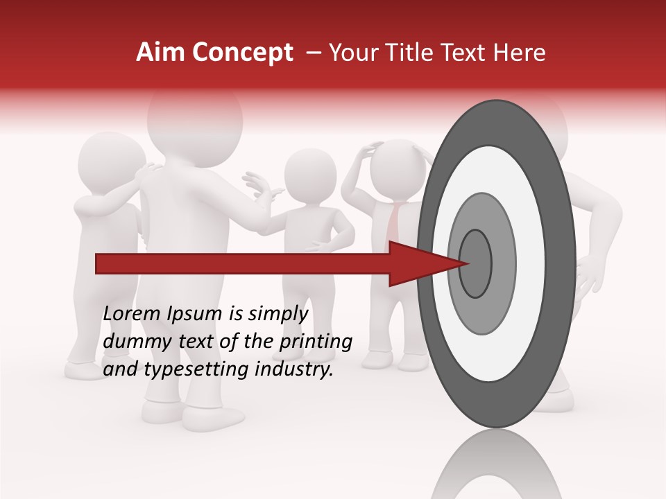 Standing Explaining Company PowerPoint Template
