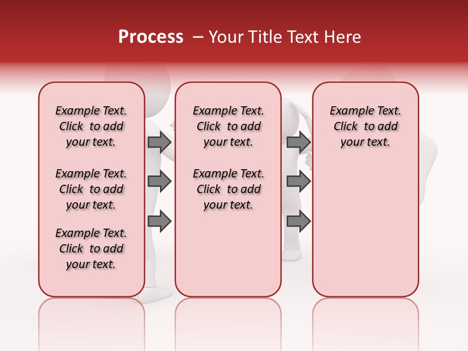 Standing Explaining Company PowerPoint Template