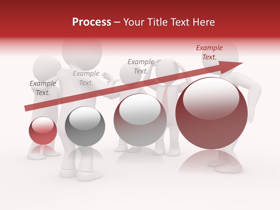 Standing Explaining Company PowerPoint Template
