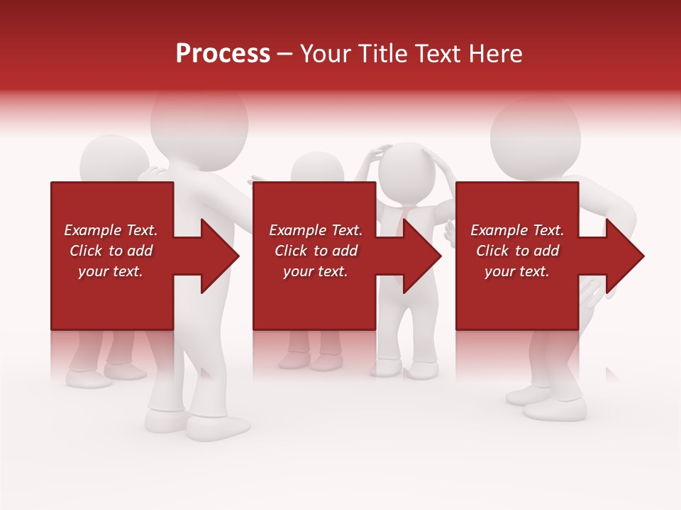 Standing Explaining Company PowerPoint Template