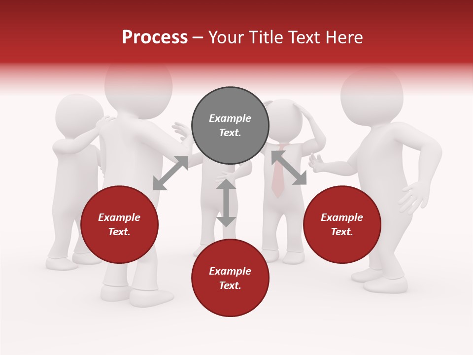 Standing Explaining Company PowerPoint Template