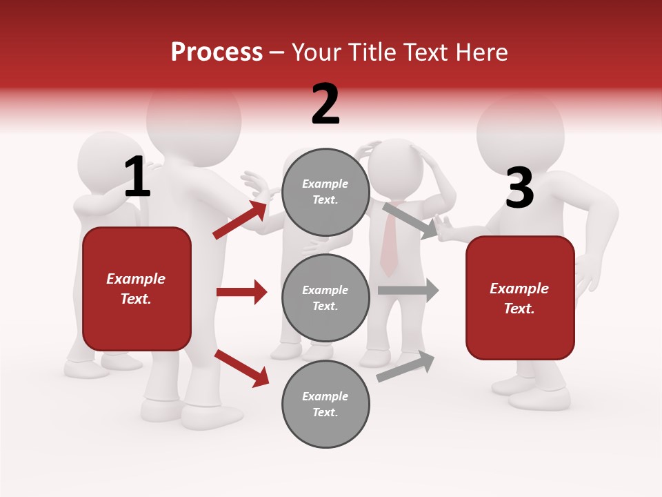 Standing Explaining Company PowerPoint Template