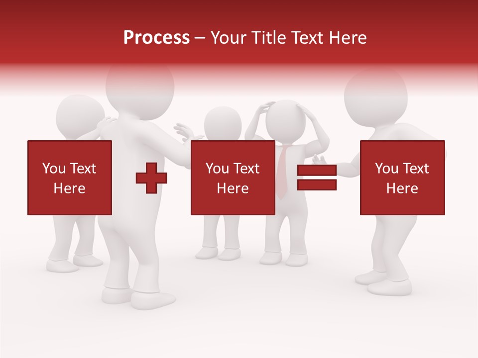Standing Explaining Company PowerPoint Template