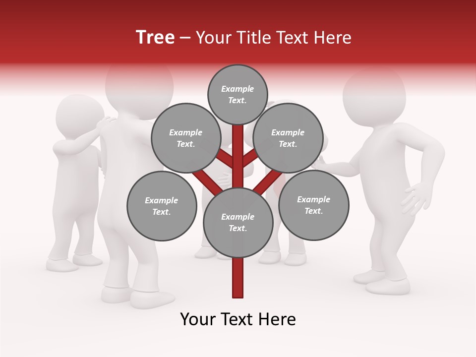 Standing Explaining Company PowerPoint Template