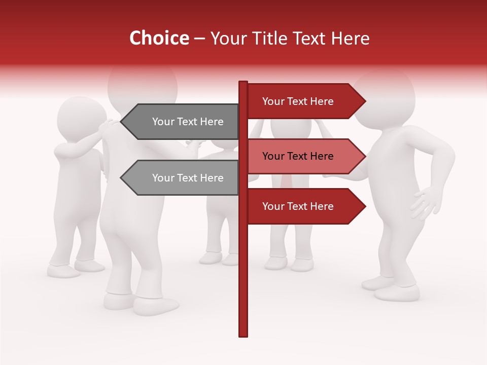 Standing Explaining Company PowerPoint Template
