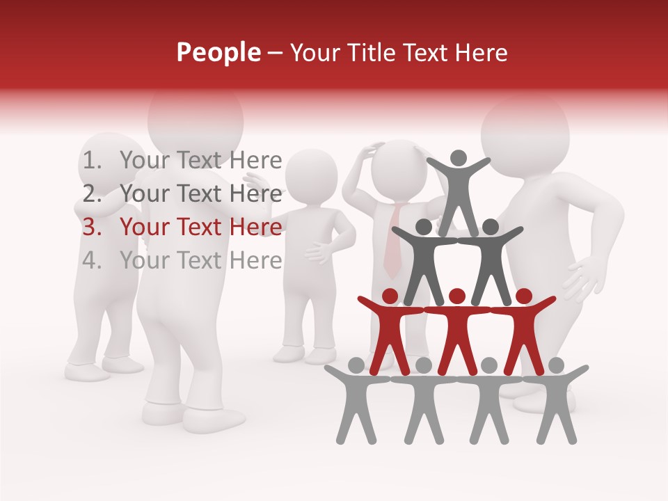 Standing Explaining Company PowerPoint Template