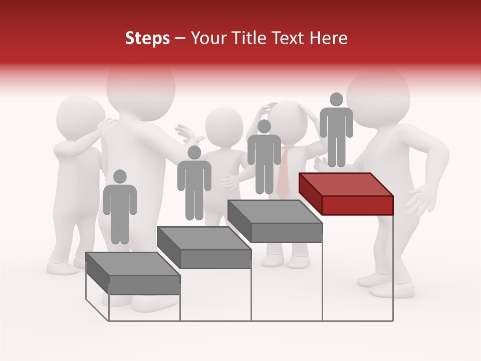 Standing Explaining Company PowerPoint Template