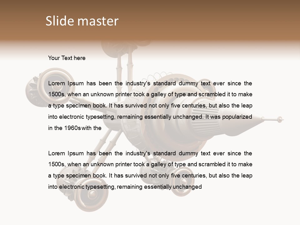 Flight Journey Earth PowerPoint Template