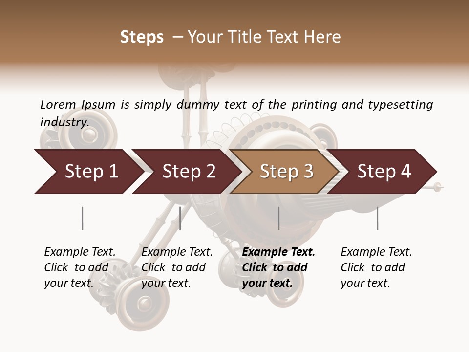Flight Journey Earth PowerPoint Template