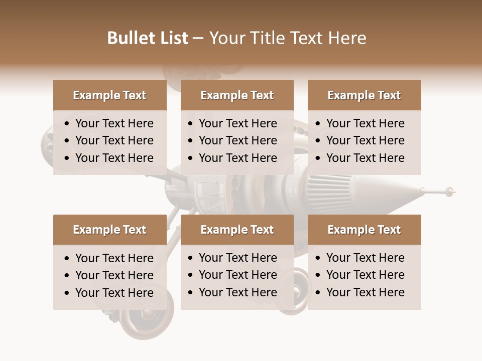 Flight Journey Earth PowerPoint Template