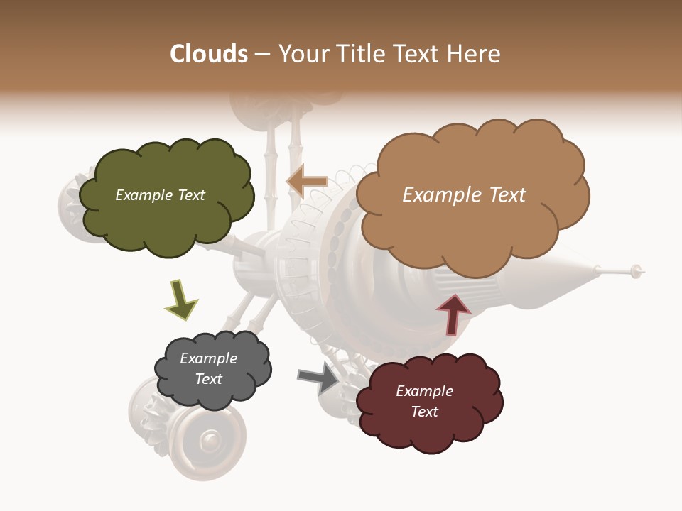 Flight Journey Earth PowerPoint Template