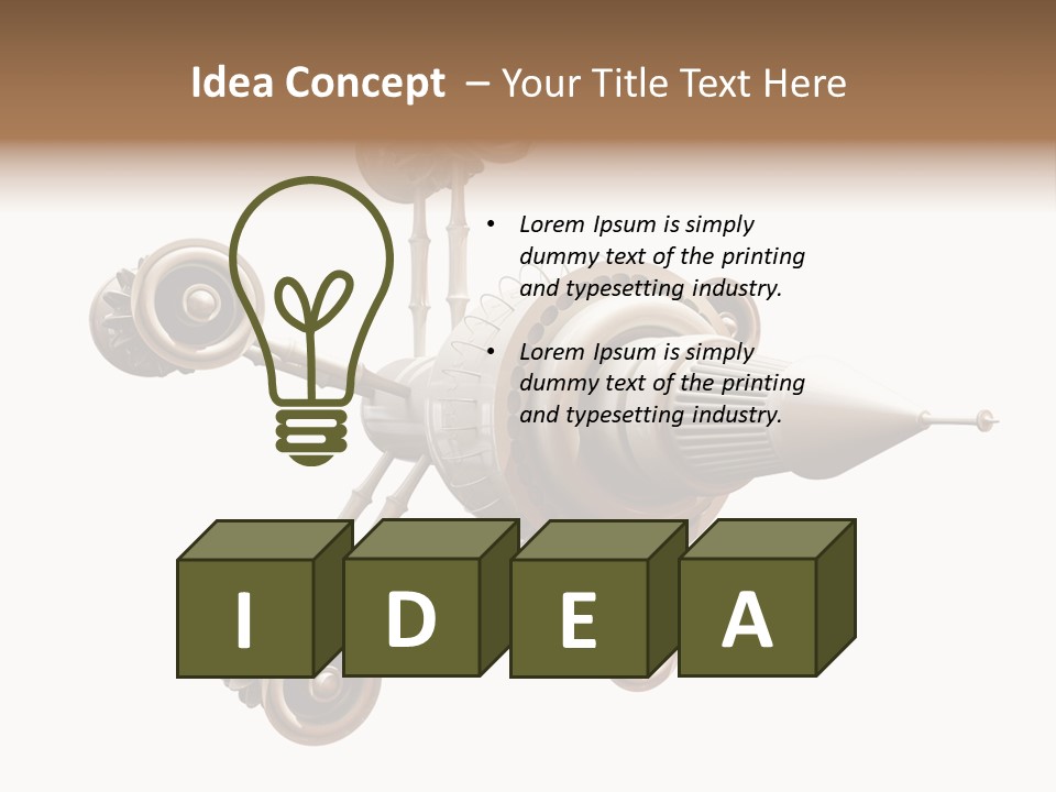 Flight Journey Earth PowerPoint Template