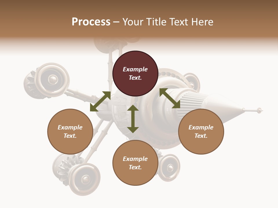 Flight Journey Earth PowerPoint Template