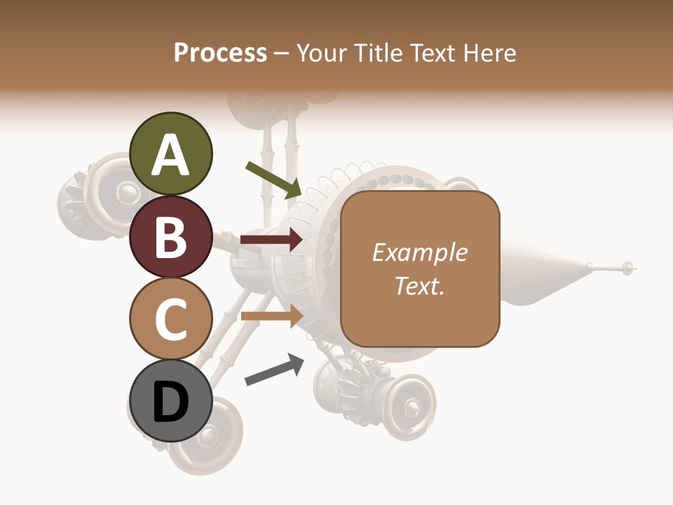 Flight Journey Earth PowerPoint Template