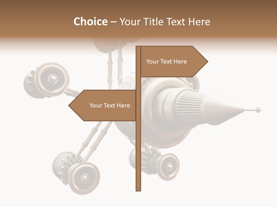 Flight Journey Earth PowerPoint Template
