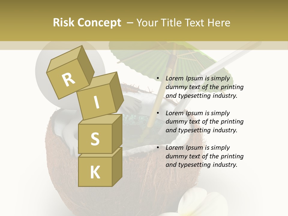 Fear Metaphor Corporate PowerPoint Template