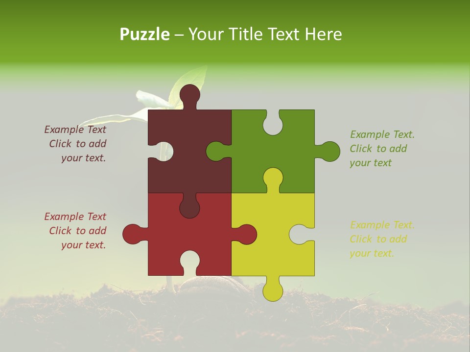 Root Seed Gardening PowerPoint Template