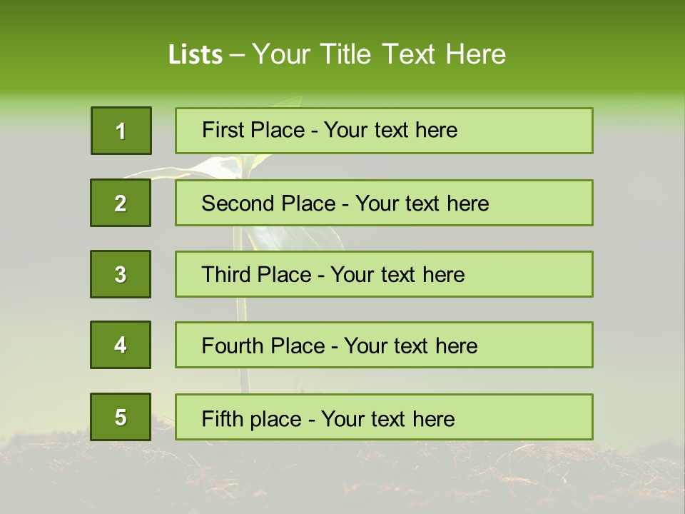 Root Seed Gardening PowerPoint Template