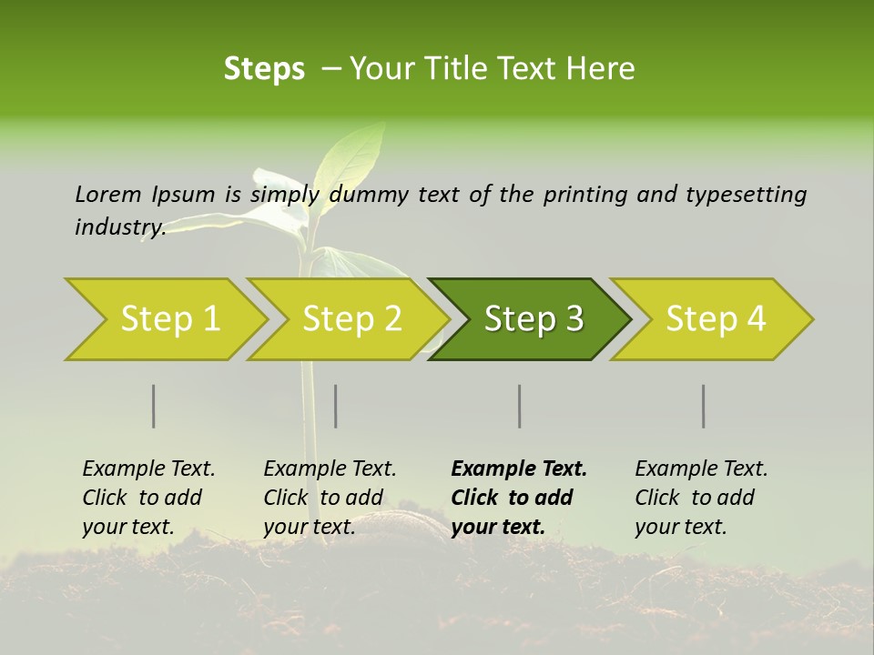 Root Seed Gardening PowerPoint Template