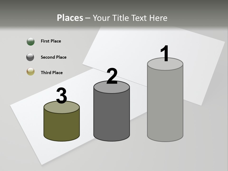 Namecard Contact Blank PowerPoint Template