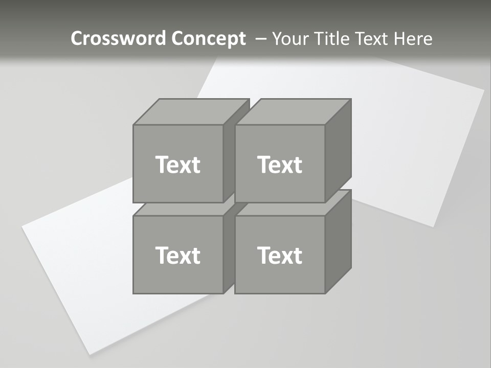 Namecard Contact Blank PowerPoint Template
