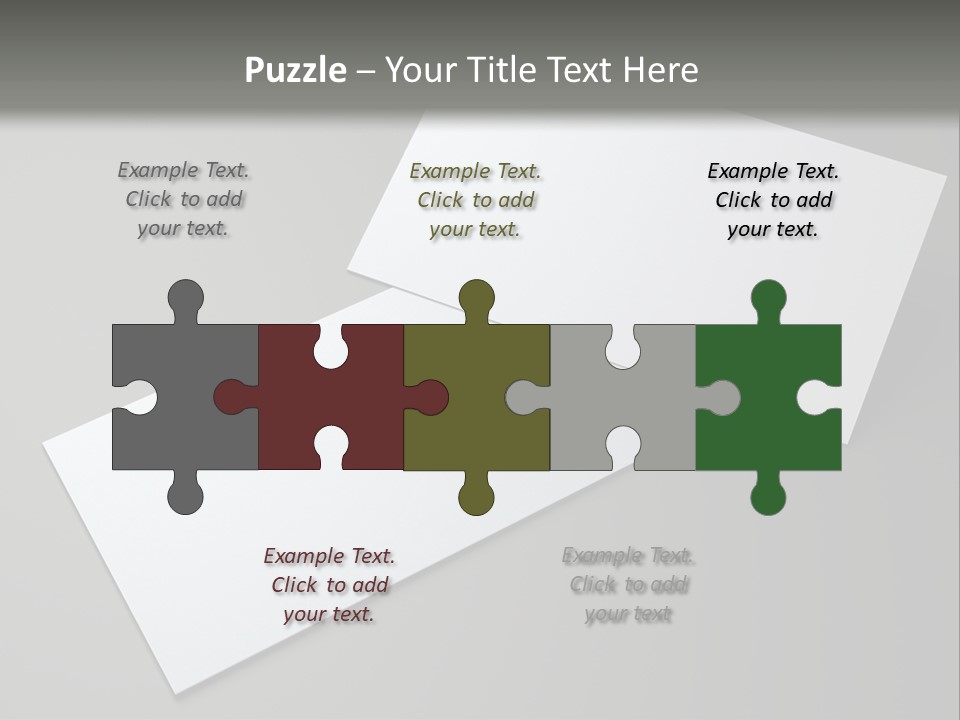 Namecard Contact Blank PowerPoint Template