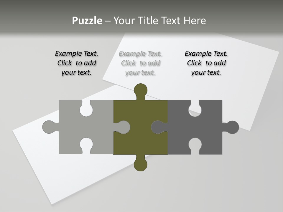 Namecard Contact Blank PowerPoint Template