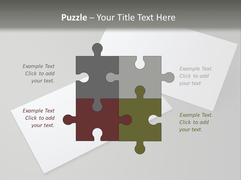 Namecard Contact Blank PowerPoint Template