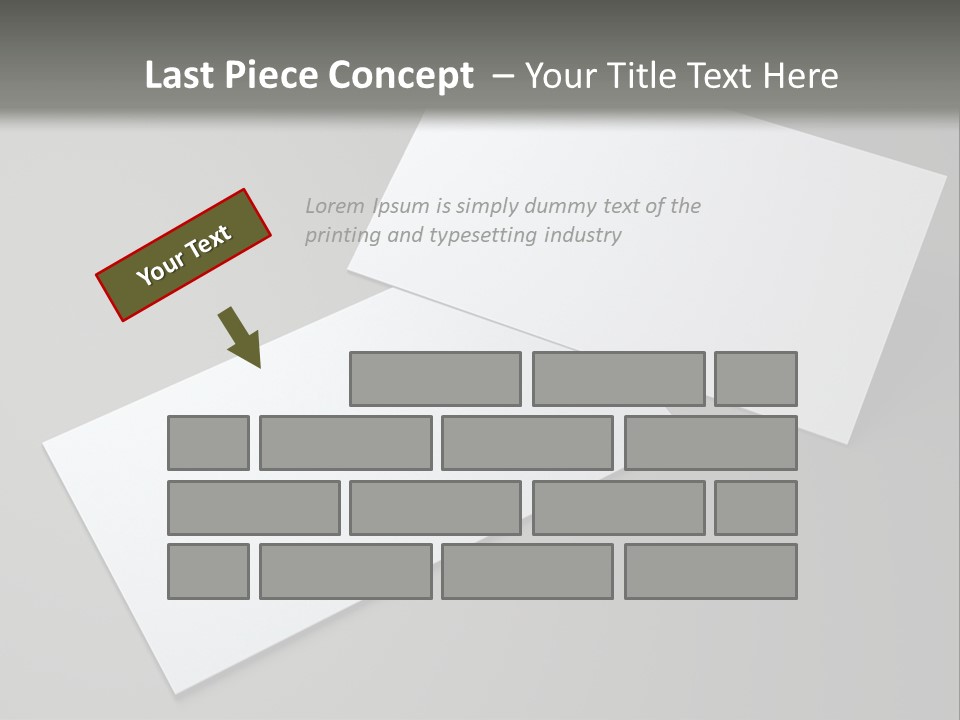 Namecard Contact Blank PowerPoint Template