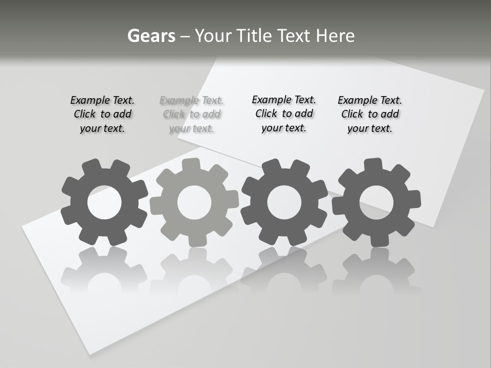 Namecard Contact Blank PowerPoint Template