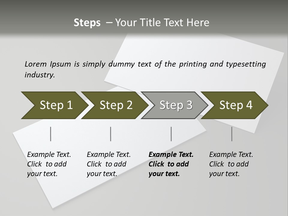 Namecard Contact Blank PowerPoint Template