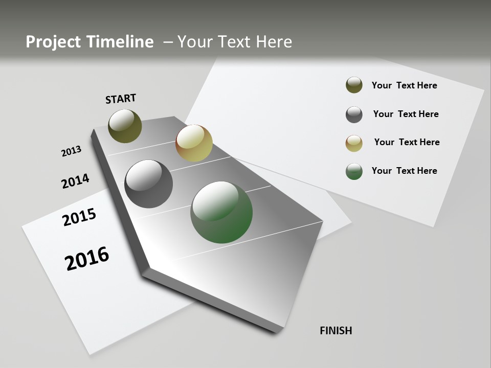 Namecard Contact Blank PowerPoint Template