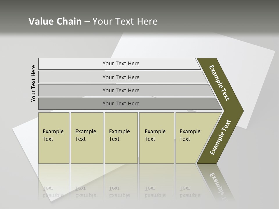 Namecard Contact Blank PowerPoint Template
