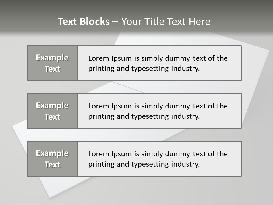 Namecard Contact Blank PowerPoint Template