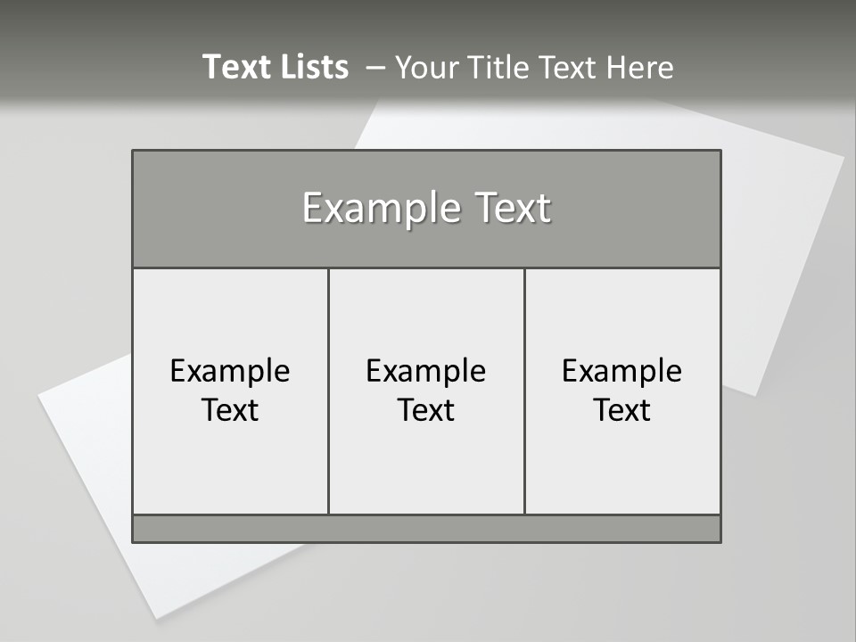 Namecard Contact Blank PowerPoint Template